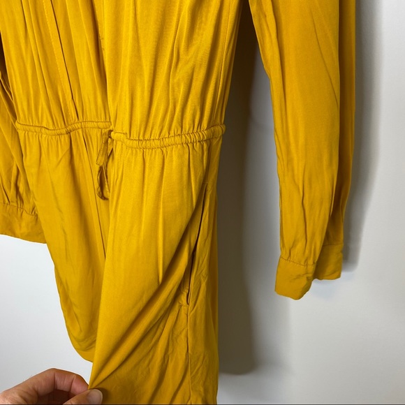 Banana Republic Mustard Yellow Shirt Dress Tunic - Picture 4 of 8